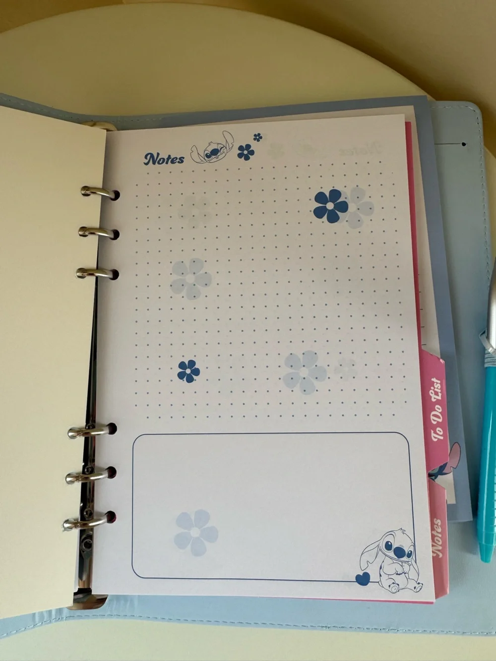 Disney Primark Stitch and Angel Notebook Binder